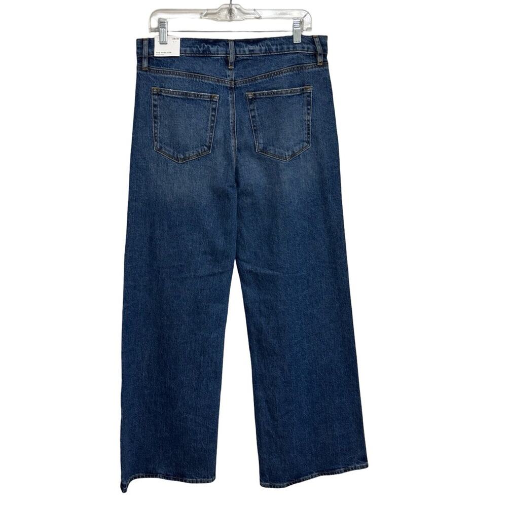 NEW LOFT High Rise Wide Leg Jeans in Vintage Dark Wash - Size 29/8 - Picture 2 of 8